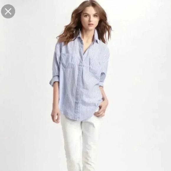 Elizabeth and James striped Cohen button shirt - Picture 4 of 5